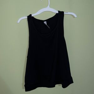 Black Work Out Shirt - Sleeveless